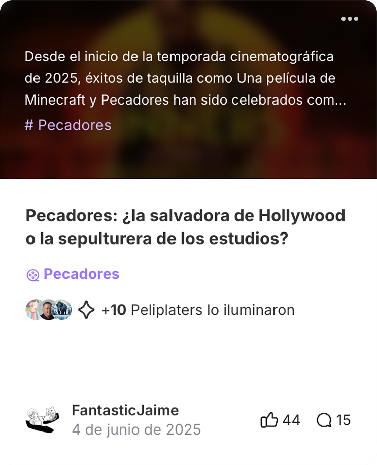 Comunidad para cinéfilos